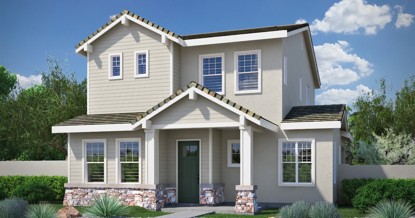 Serene Plan Desert Craftsman